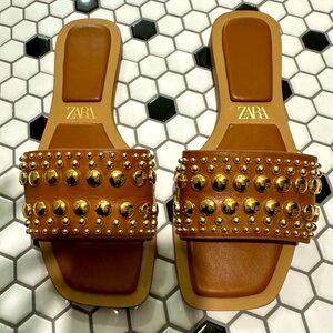 Zara slide sandals